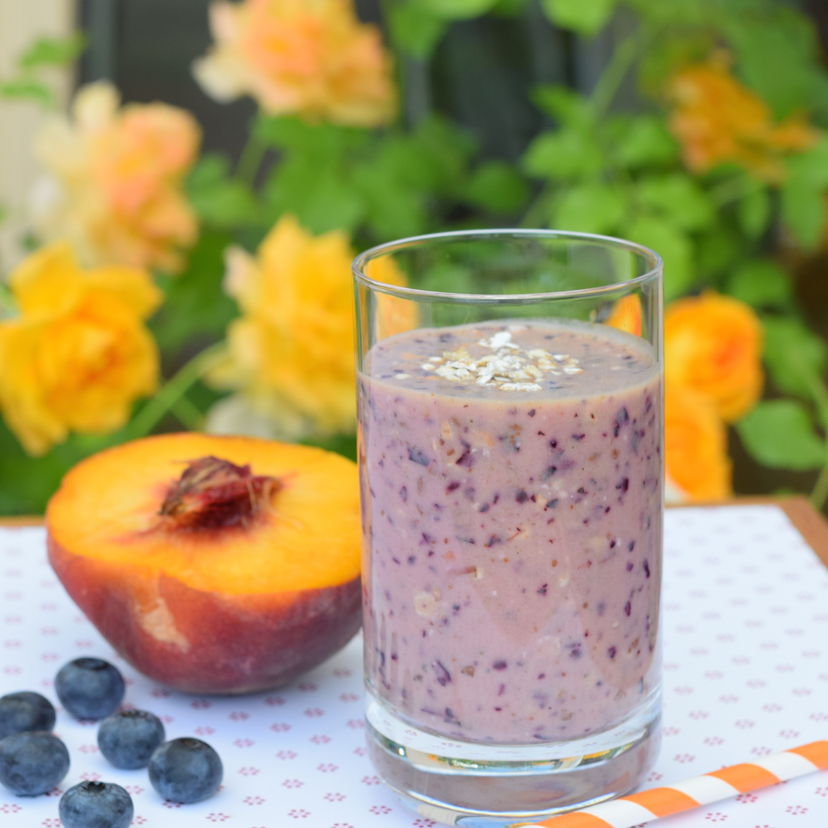Peach and Blueberry Smoothie | futurelifeusa
